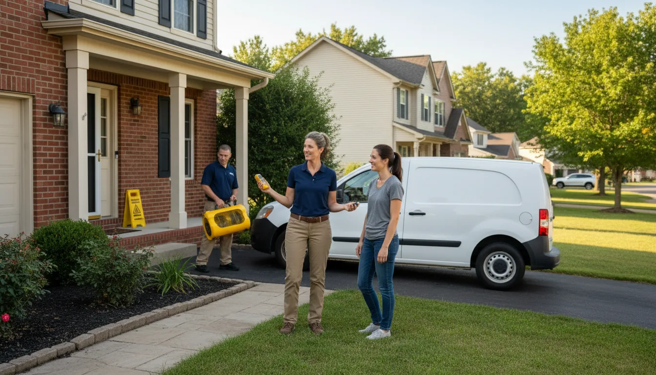 Water restoration image for Water Damage & Restoration Services in Ravenna, MI